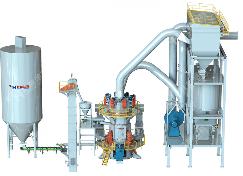 二次分級(jí)的超細(xì)立磨系統(tǒng)